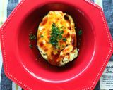 丸ナスのチーズ焼きに焼肉のたれがけ作り方3写真