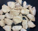 たけのこと鶏肉煮込み作り方1写真