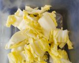 10分で💫ツナ白菜レンチン和えうどん🥬🐟️作り方1写真