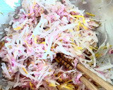 菊花と柚子のなます～小春日和風～作り方5写真
