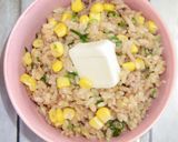 焼肉のたれでひき肉とコーンの炊き込みご飯作り方14写真