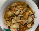 簡単中華風味噌パスタ味甘酢酢豚作り方16写真