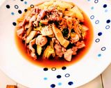 今夜の夕飯☆白菜と豚肉のうま煮♪レンチン作り方5写真