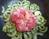 夏バテ！簡単夏の夕飯ゴーヤ豚こま生姜焼き弁当主菜作り方6写真