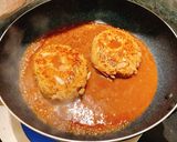 簡単！味噌煮込みごぼうハンバーグ作り方6写真