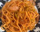ワンパンでナポリタン!ランチに作り方7写真