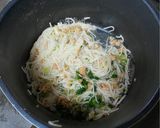 納豆と青梗菜の素麺チャンプルー作り方5写真