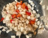 食べるの忘れていた物で玄米トマトリゾット作り方2写真