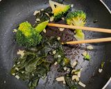 めんつゆバター☆わかめのパスタ作り方6写真