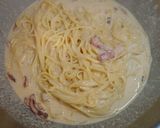 柚子胡椒香る☆創作カルボナーラ作り方4写真