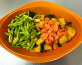 簡単！緑黄色野菜☆サラダ作り方1写真