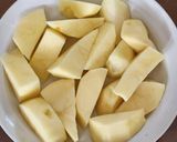 クリスマス☆塩チョコスターフライドポテト作り方1写真