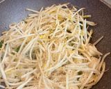 長芋ともやしのニンニク炒め作り方4写真