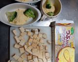 コーンスープのパングラタン♫作り方1写真