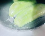 今日の副菜！レンジで作る白だしの翡翠ナス作り方3写真