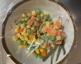 全てレンジオイデミソース味オムライス弁当作り方2写真