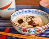 栗ご飯　昆布茶とむき甘栗で簡単！作り方5写真