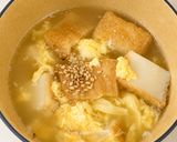 ふわとろ卵と厚揚げの中華スープ作り方6写真
