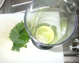 鮭のホイル焼き♪簡単大葉チーズソース作り方2写真