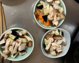 ゴロゴロ野菜と魚肉のキムチレモン味炒煮風作り方9写真