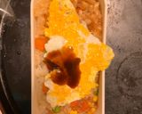 レンジシーフードレモン和風オムライス弁当作り方13写真