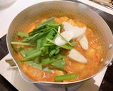 ピリ辛キムチ肉豆腐作り方3写真
