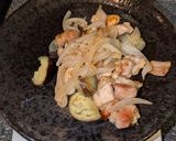 減塩2食を同時調理。親子丼と茄子鶏炒め作り方6写真