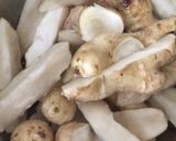 【キクイモのフライドポテト】作り方1写真
