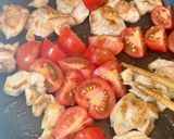 鶏肉とトマトのさっぱり炒め作り方4写真