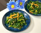 ほうれん草ＥＸオリーブ和え作り方5写真