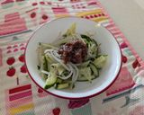 アメリカ・きゅうりともやしの梅醤油麹和え作り方5写真