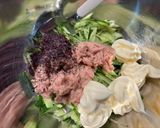 ふりかけ活用！ゆかりの和風マカロニサラダ作り方2写真