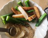 超簡単薩摩揚げ&オクラ胡麻マヨ☆お弁当作り方2写真