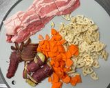 簡単時短！10分以内にできる豚肉と根菜甘辛炒め作り方1写真