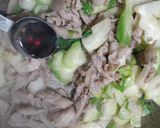 簡単子持ち高菜と豚こま肉のゴマ油醤油炒め作り方5写真