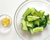 中華風♪たたききゅうりの甘酢和え作り方1写真