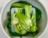 豚こま肉とチンゲン菜の卵炒め作り方2写真