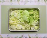 簡単！豚こまとキャベツと小松菜の野菜たっぷり炒め作り方3写真