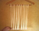 ハンガーを活かして作る手延べうどん作り方13写真
