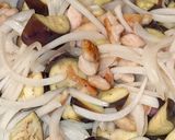 減塩2食を同時調理。親子丼と茄子鶏炒め作り方5写真