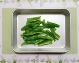 節約簡単夕飯！さつま芋と鶏胸肉の青椒肉絲中華弁当作り方4写真