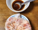 にんにくの芽と豚肉のだしマヨ炒め!作り方2写真