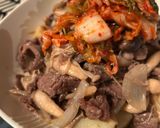牛肉のスタミナ炒めキムチ盛り作り方7写真