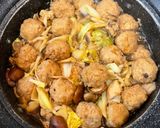 きのこと肉団子と白菜の卵とじ🎵作り方7写真