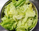簡単 ヘルシー✿レタスと トマト しめじのスープ作り方3写真
