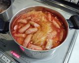 キャベツと大根のトマト煮込み作り方3写真