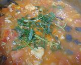 野菜と鶏肉のミートスープパスタ作り方2写真