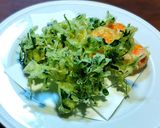 クレイジーピーのかき揚げ　下粉に米粉作り方3写真