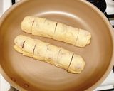 お揚げさんで⭐︎ひき肉ロールネギ味噌風味作り方9写真