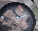 ぶり大根(あら使用)作り方1写真